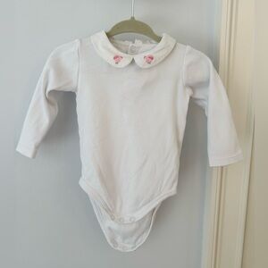 Jacadi baby girl long-sleeved bodysuit, size 6 months